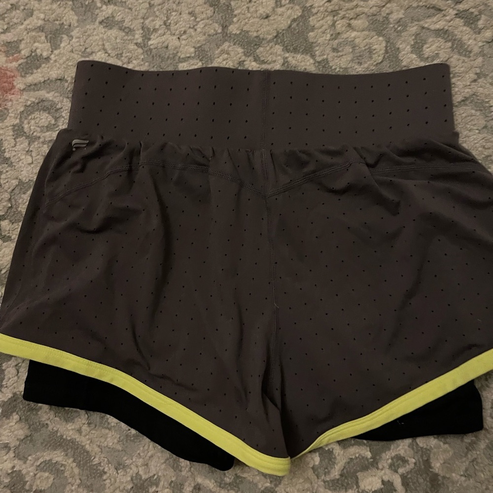 Fabletics small double lined shorts